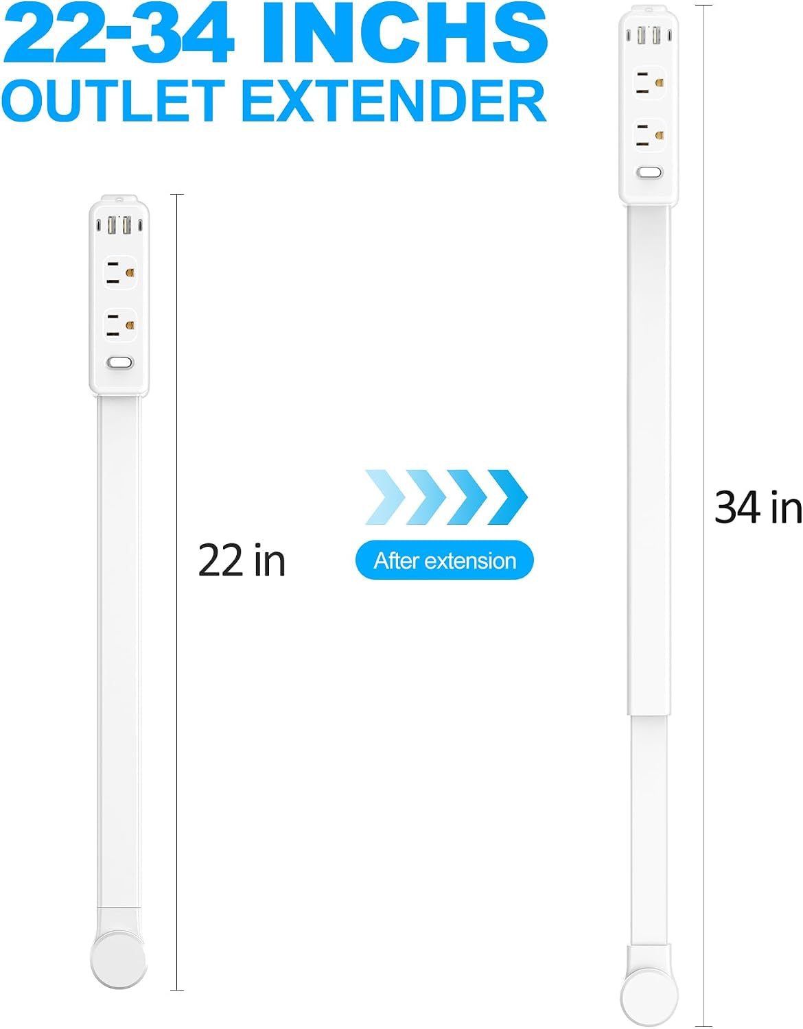 Power Strip Extender Stick