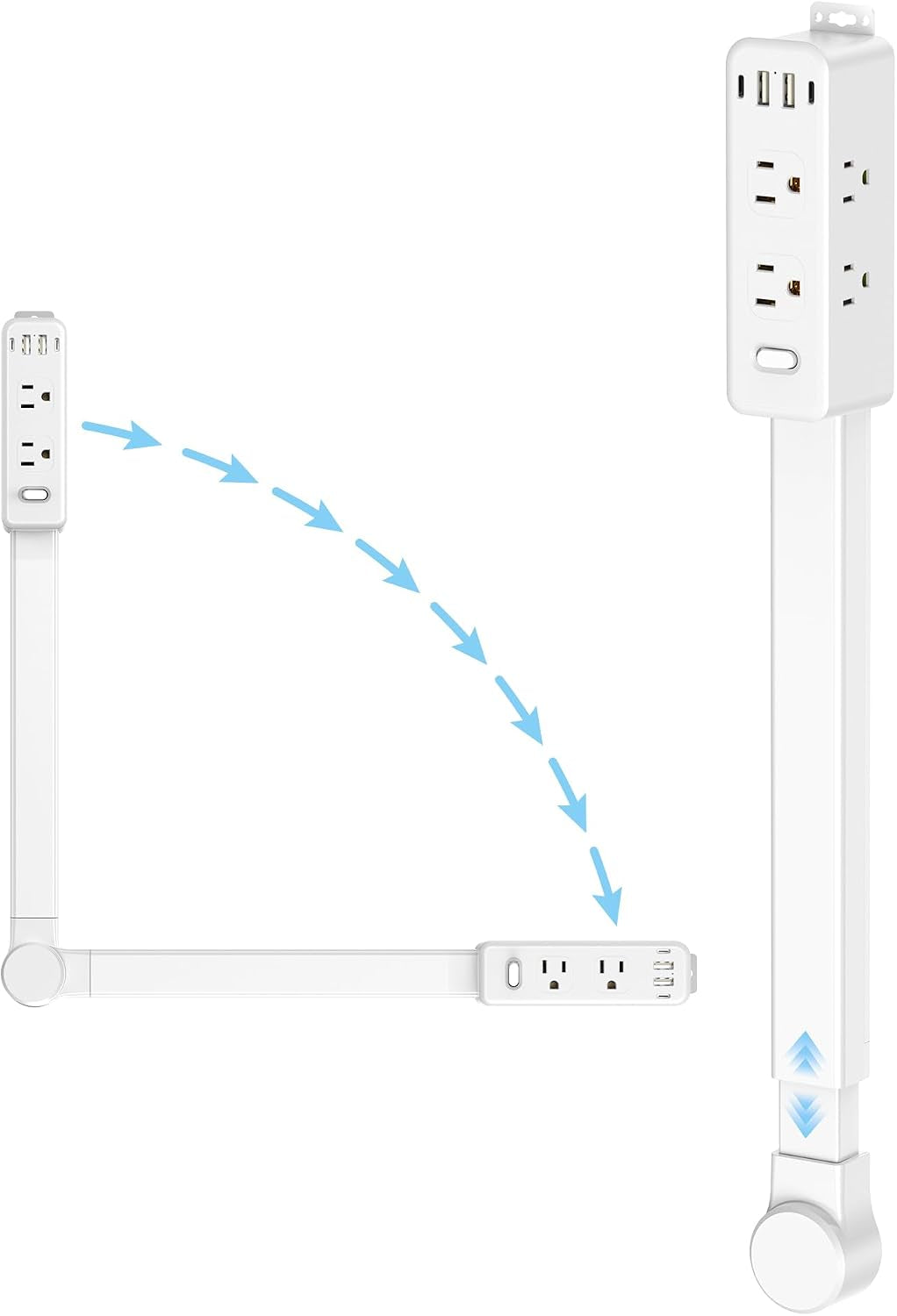 Power Strip Extender Stick