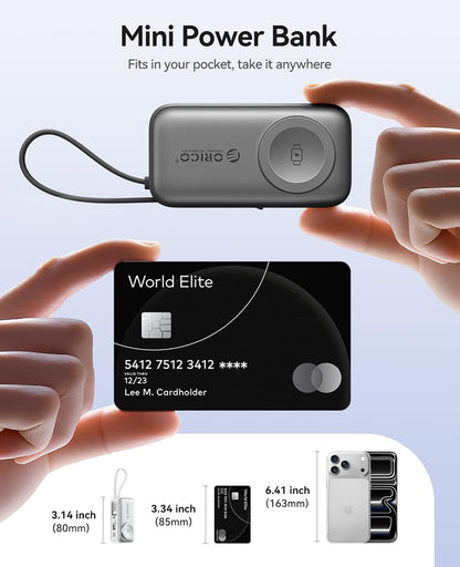 Portable Charger With Lightning Cable (4-In-1)