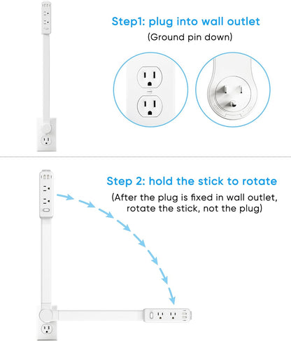 Power Strip Extender Stick