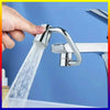 The Faucet Rotatable Extension (With Splash Guard)