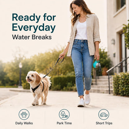 Portable Dog Water Bottle & Bowl (2-In-1)