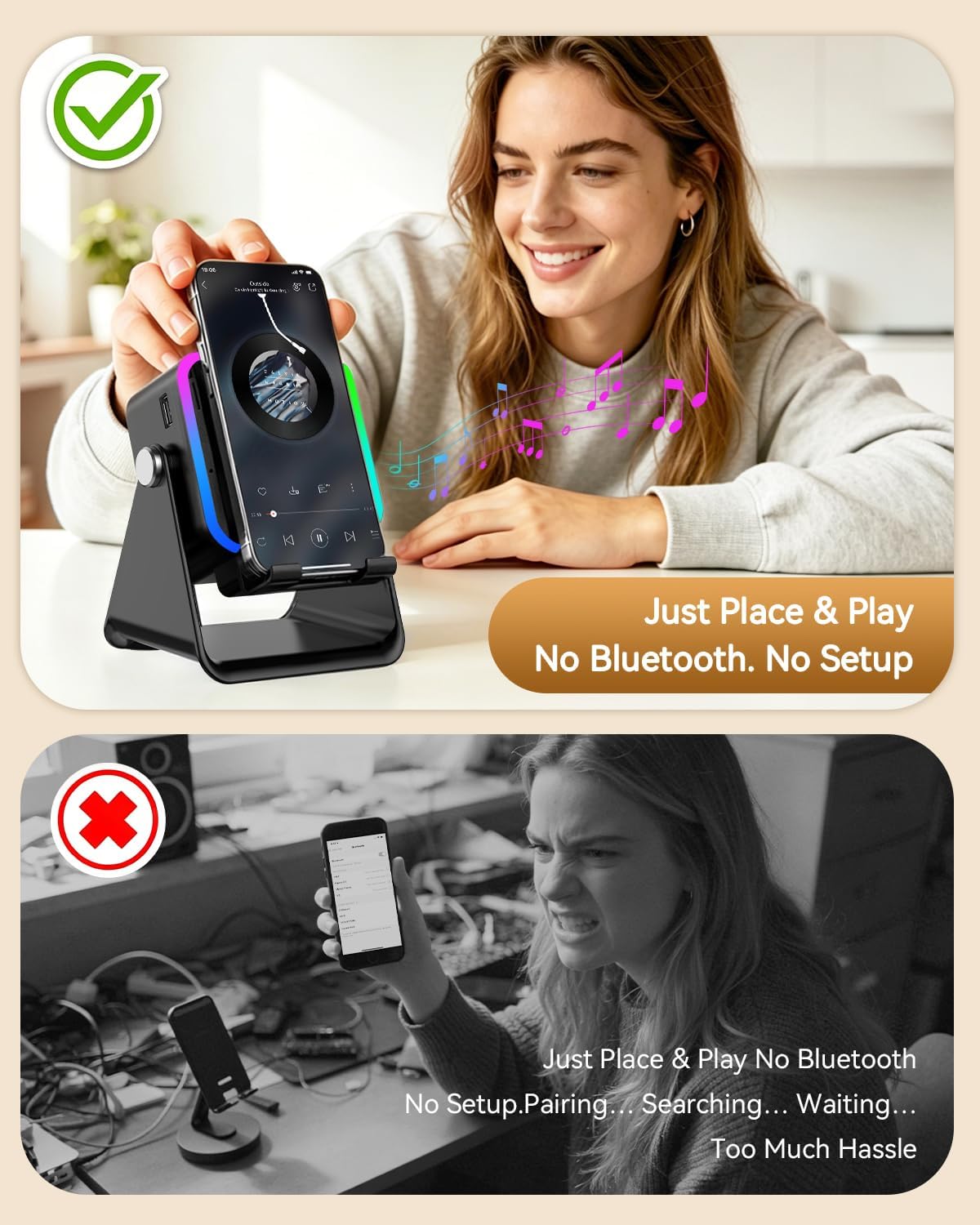 Wireless Induction Speaker
