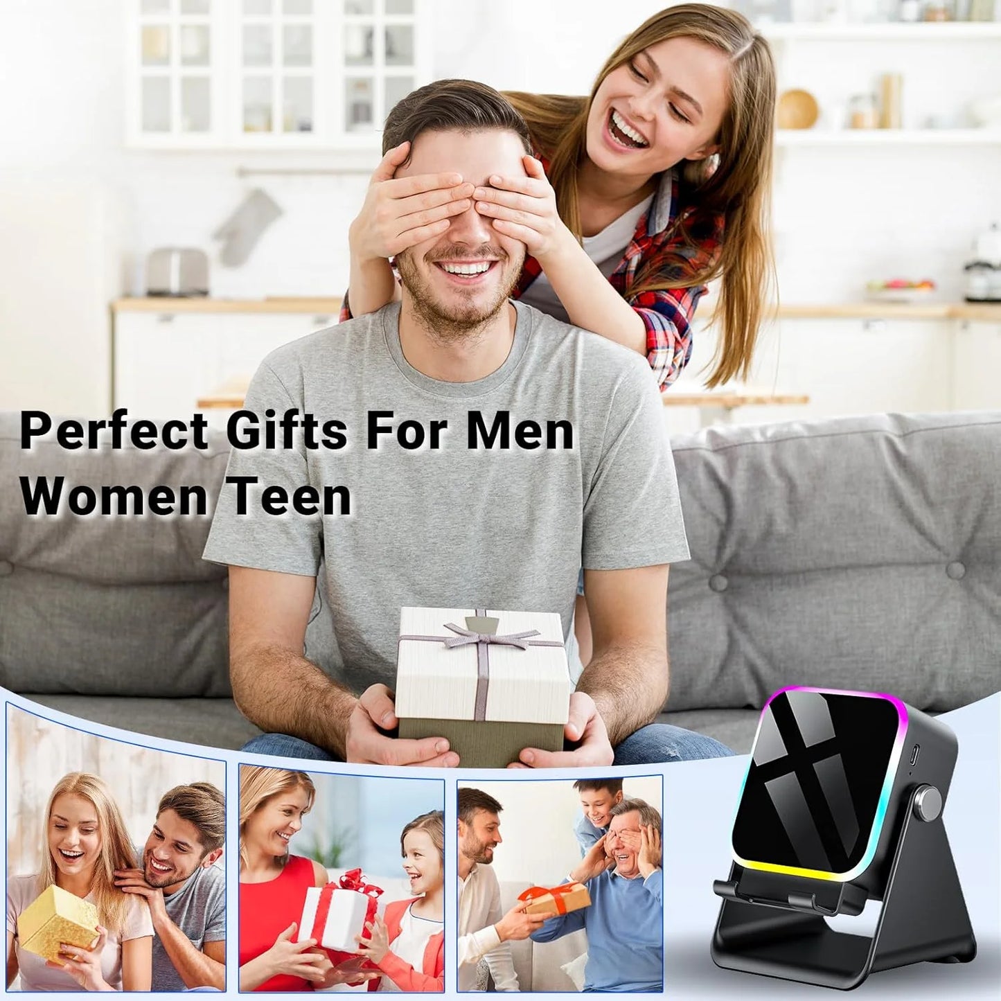 Wireless Induction Bluetooth Speaker (5-In-1 )