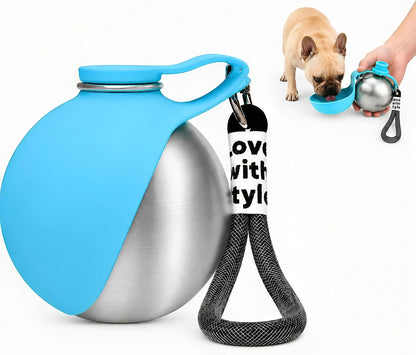 Portable Dog Water Bottle & Bowl (2-In-1)