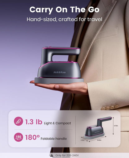 Jack ＆ Rose Travel Steamer Iron 