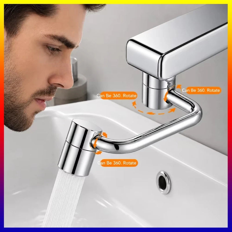 The Faucet Rotatable Extension (With Splash Guard)