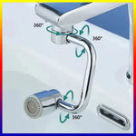The Faucet Rotatable Extension (With Splash Guard)