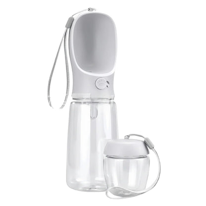 2-In-1 Portable Dog Water Bottle & Food Storage Container