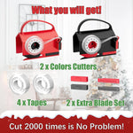 The Wheel Wrapping Paper Cutter (2-Pack)