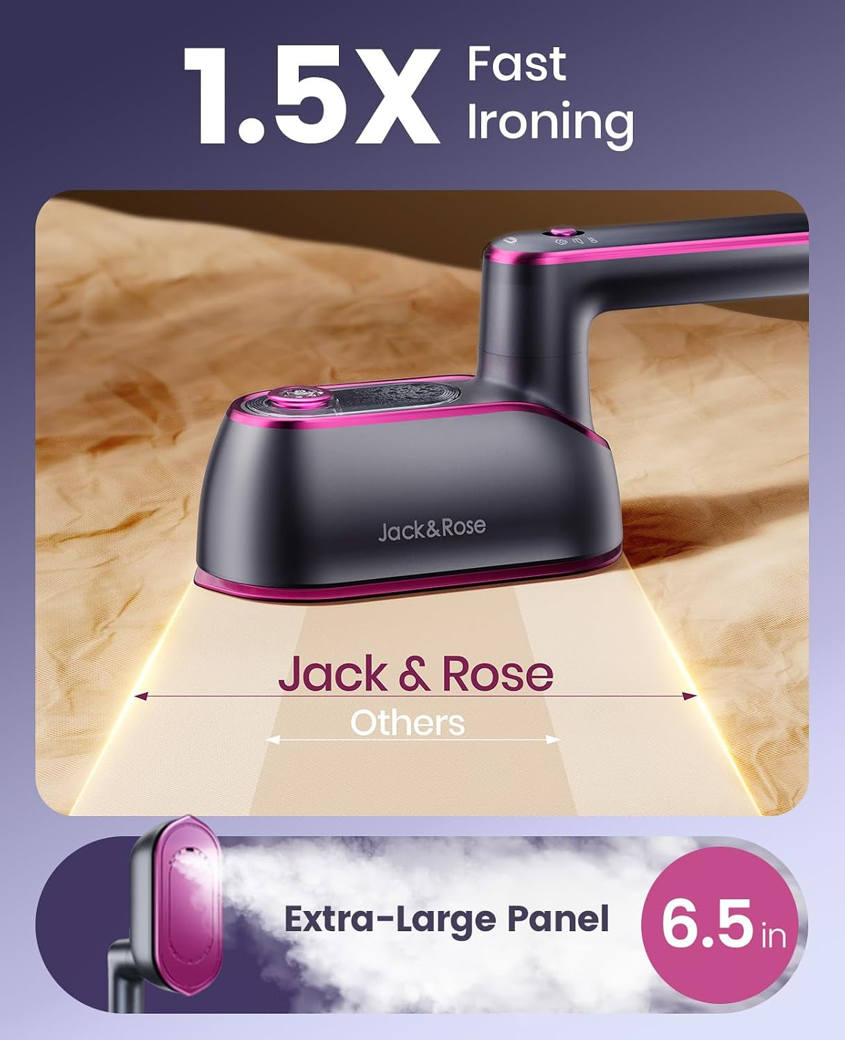 Jack ＆ Rose Travel Steamer Iron 