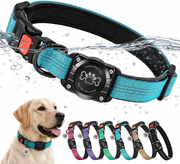 The Luminous AirTag Dog Collar
