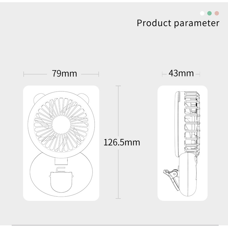 Portable Fill Light Fan