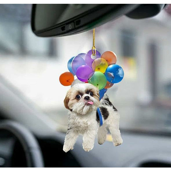 Dog Car Ornament