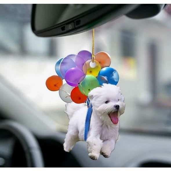 Dog Car Ornament