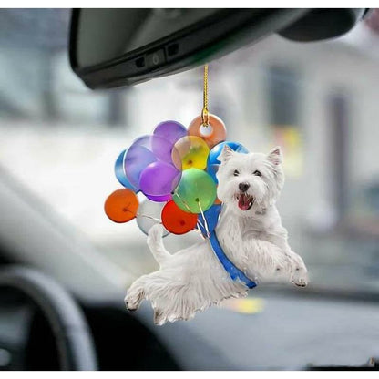 Dog Car Ornament