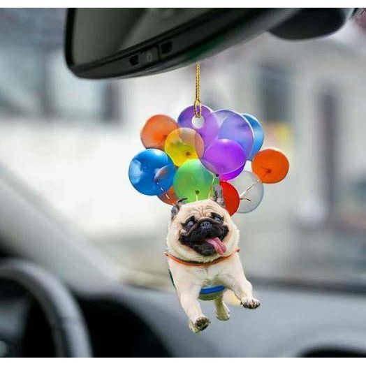 Dog Car Ornament